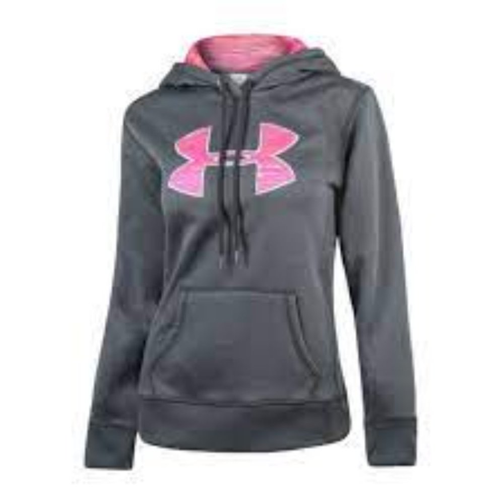 Under Armour Gray&Pink Breast Cancer Hoodie